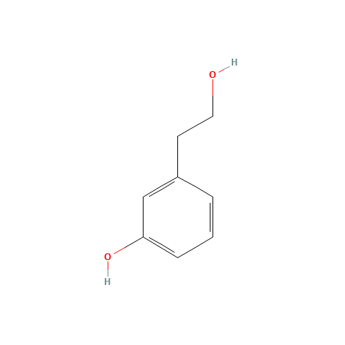 3-(2-hydroxyethyl)phenol (CAS: 13398-94-2) - Chemical Structure and Molecular Formula 