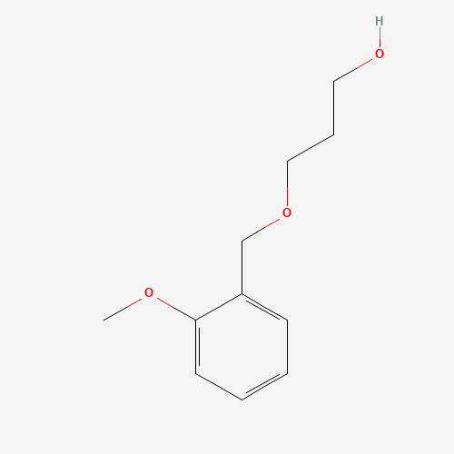 3-(2-methoxybenzyloxy)propan-1-ol (CAS: 188879-03-0) - Chemical Structure and Molecular Formula 