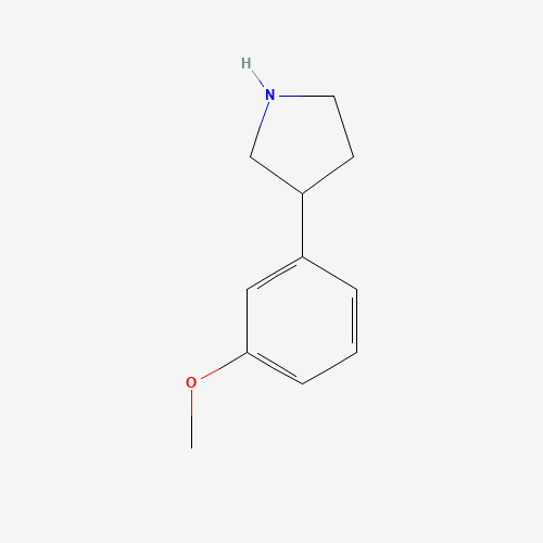 3-(3-methoxyphenyl)pyrrolidine (CAS: 38175-35-8) - Chemical Structure and Molecular Formula 