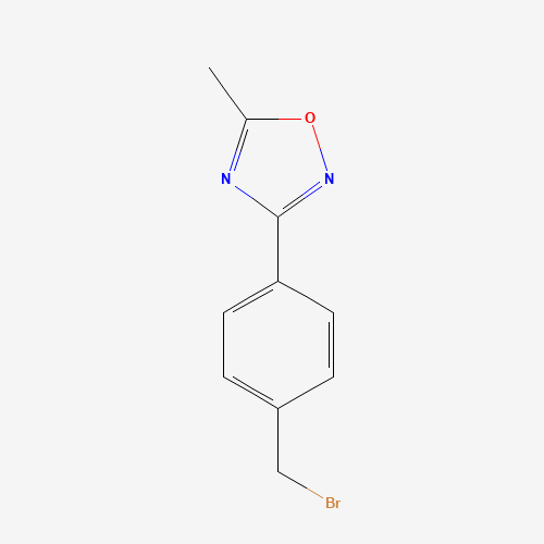 3-(4-(bromomethyl)phenyl)-5-methyl-1,2,4-oxadiazole (CAS: 256956-42-0) - Related Chemical Product