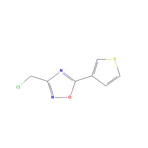 3-(chloromethyl)-5-(3-thienyl)-1,2,4-oxadiazole (CAS: 184970-24-9) - Related Chemical Product