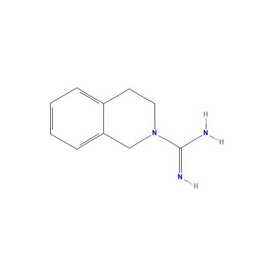 3,4-dihydroisoquinoline-2(1H)-carboximidamide (CAS: 1131-64-2) - Chemical Structure and Molecular Formula 