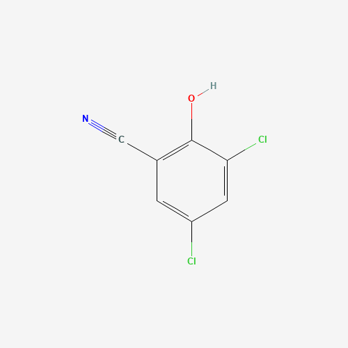 3,5-Dichloro-2-hydroxybenzonitrile (CAS: 3336-32-1) - Chemical Structure and Molecular Formula 