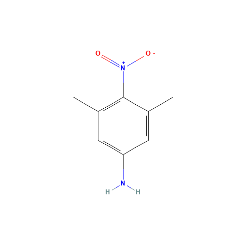 3,5-dimethyl-4-nitroaniline (CAS: 34761-82-5) - Chemical Structure and Molecular Formula 