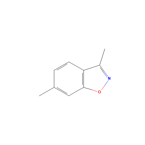 3,6-Dimethyl-1,2-benzoxazole (CAS: 29505-13-3) - Chemical Structure and Molecular Formula 