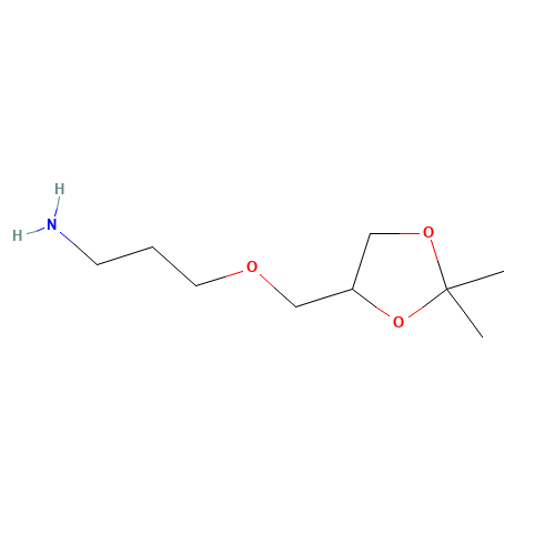 3-[(2,2-Dimethyl-1,3-dioxolan-4-yl)methoxy]propan-1-amine (CAS: 131606-42-3) - Related Chemical Product