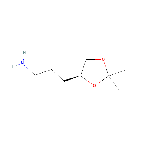 3-[(4S)-2,2-Dimethyl-1,3-dioxolan-4-yl]-1-propanamine (CAS: 94944-63-5) - Related Chemical Product