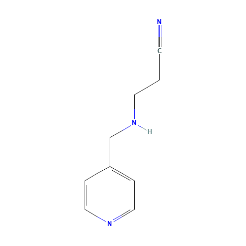 3-[(pyridin-4-ylmethyl)amino]propanenitrile (CAS: 648409-30-7) - Related Chemical Product