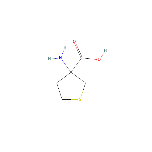 3-Aminotetrahydrothiophene-3-carboxylic acid (CAS: 32418-99-8) - Chemical Structure and Molecular Formula 
