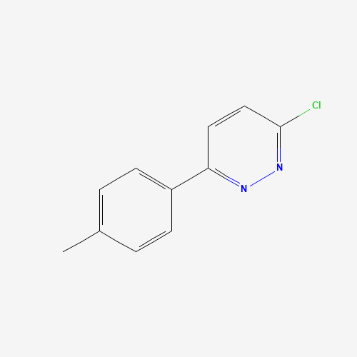3-chloro-6-(4-methylphenyl)pyridazine (CAS: 2165-06-2) - Chemical Structure and Molecular Formula 
