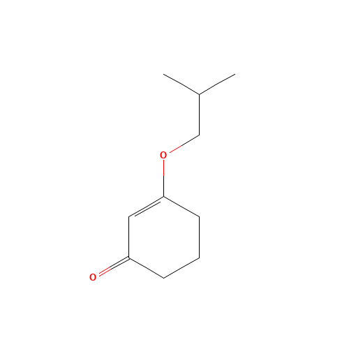 3-Isobutoxycyclohex-2-en-1-one (CAS: 23074-59-1) - Chemical Structure and Molecular Formula 