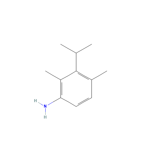 3-Isopropyl-2,4-dimethylaniline (CAS: 91339-19-4) - Chemical Structure and Molecular Formula 
