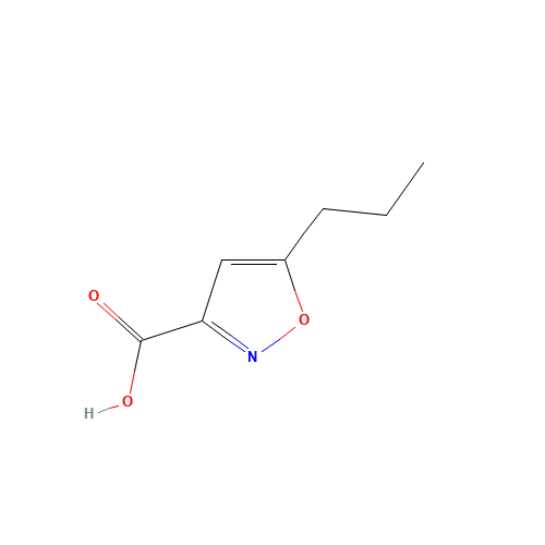 3-isoxazolecarboxylic acid, 5-propyl- (CAS: 89776-75-0) - Related Chemical Product