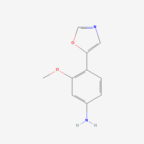 3-Methoxy-4-(1,3-oxazol-5-yl)aniline (CAS: 198821-79-3) - Related Chemical Product