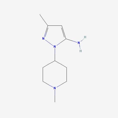3-Methyl-1-(1-methyl-4-piperidinyl)-1H-pyrazol-5-amine (CAS: 3524-43-4) - Related Chemical Product