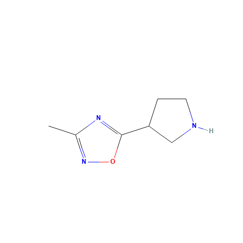 3-methyl-5-(pyrrolidin-3-yl)-1,2,4-oxadiazole (CAS: 902836-46-8) - Related Chemical Product