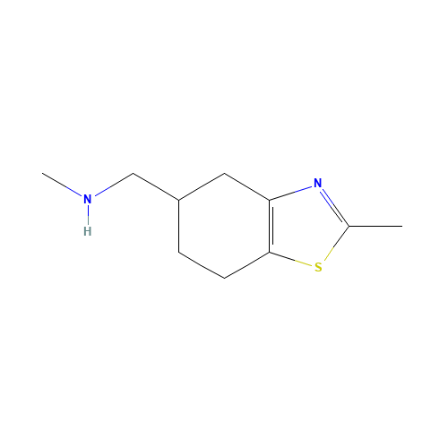 4,5,6,7-Tetrahydro-2-methyl-5-((methylamino)methyl)benzothiazole (CAS: 77528-67-7) - Related Chemical Product
