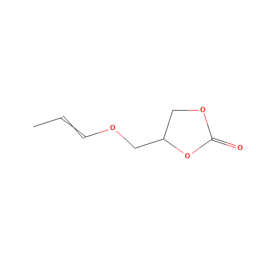 4-[(1-Propen-1-yloxy)methyl]-1,3-dioxolan-2-one (CAS: 130221-78-2) - Related Chemical Product