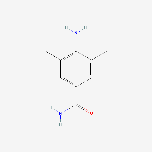 4-Amino-3,5-dimethylbenzamide (CAS: 103796-44-7) - Chemical Structure and Molecular Formula 
