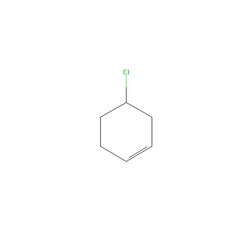 4-CHLOROCYCLOHEXENE (CAS: 930-65-4) - Chemical Structure and Molecular Formula 