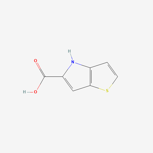 4H-Thieno[3,2-b]pyrrole-5-carboxylic acid (CAS: 39793-31-2) - Chemical Structure and Molecular Formula 
