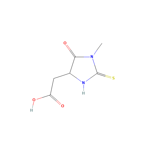 4-Imidazolidineacetic acid, 1-methyl-5-oxo-2-thioxo- (CAS: 28868-14-6) - Related Chemical Product