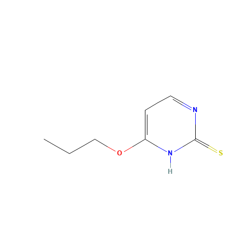 4-propoxypyrimidine-2-thiol (CAS: 438219-92-2) - Chemical Structure and Molecular Formula 