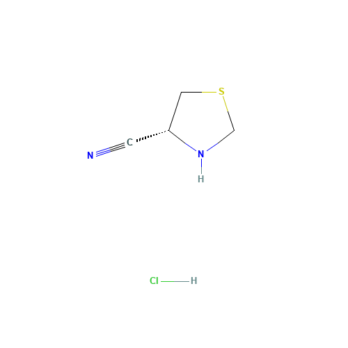 4-Thiazolidinecarbonitrile, (4R)-, hydrochloride (CAS: 391248-17-2) - Related Chemical Product