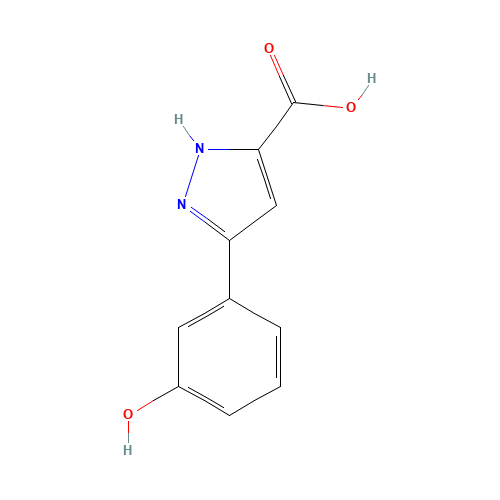 5-(3-hydroxyphenyl)-1H-pyrazole-3-carboxylic acid (CAS: 690631-98-2) - Related Chemical Product
