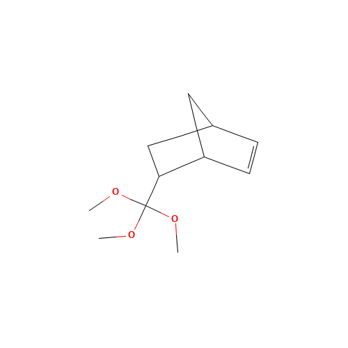 5-(trimethoxymethyl)bicyclo[2.2.1]hept-2-ene (CAS: 196805-13-7) - Chemical Structure and Molecular Formula 