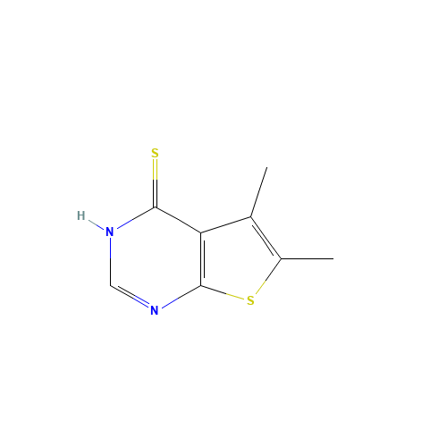 5,6-Dimethyl-thieno[2,3-d]pyrimidine-4-thiol (CAS: 307512-33-0) - Related Chemical Product