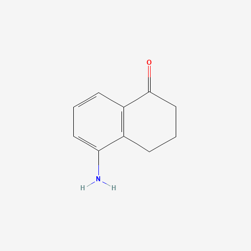 5-Amino-3,4-dihydro-1(2H)-naphthalenone (CAS: 41823-28-3) - Chemical Structure and Molecular Formula 
