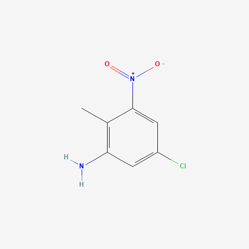 5-Chloro-2-methyl-3-nitroaniline (CAS: 219312-44-4) - Chemical Structure and Molecular Formula 