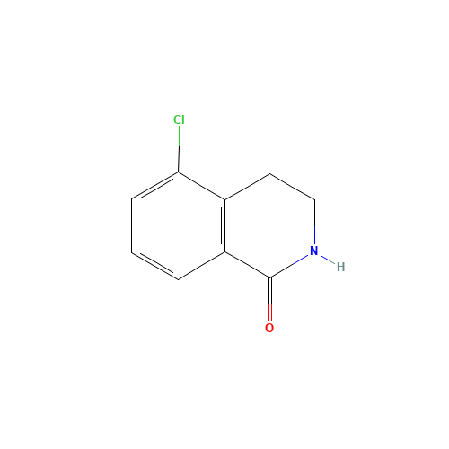 5-Chloro-3,4-dihydro-1(2H)-isoquinolinone (CAS: 129075-59-8) - Chemical Structure and Molecular Formula 