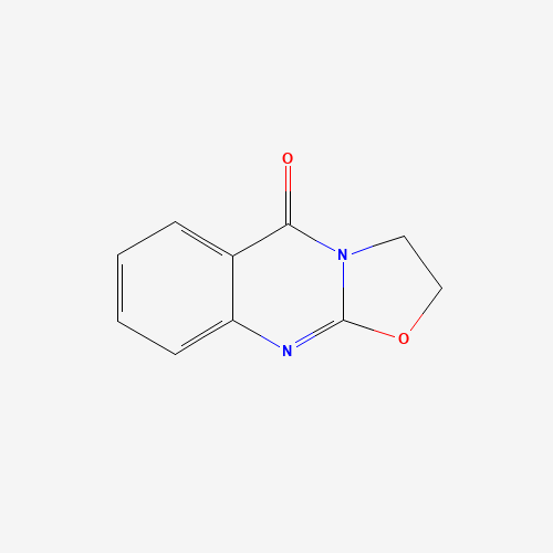 5H-oxazolo[2,3-b]quinazolin-5-one, 2,3-dihydro- (CAS: 52727-44-3) - Chemical Structure and Molecular Formula 