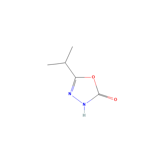 5-Isopropyl-1,3,4-oxadiazol-2(3H)-one (CAS: 1711-88-2) - Related Chemical Product