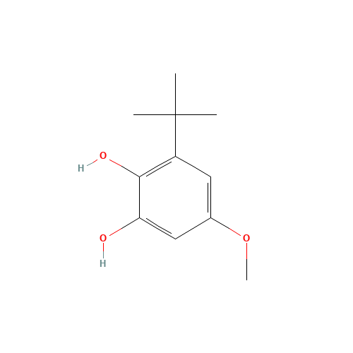 5-Methoxy-3-(2-methyl-2-propanyl)-1,2-benzenediol (CAS: 80284-15-7) - Related Chemical Product
