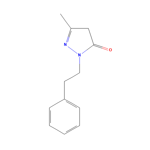 5-Methyl-2-(2-phenylethyl)-2,4-dihydro-3H-pyrazol-3-one (CAS: 949-26-8) - Related Chemical Product