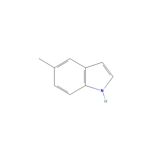 5-Methylindol (CAS: 916979-65-2) - Chemical Structure and Molecular Formula 