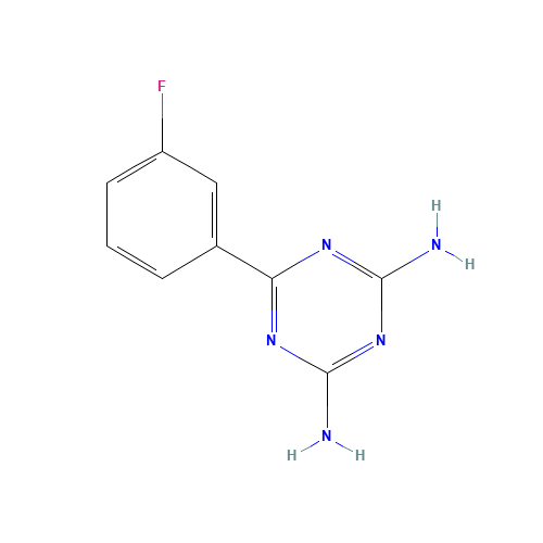 6-(3-fluorophenyl)-1,3,5-triazine-2,4-diamine (CAS: 30530-43-9) - Related Chemical Product