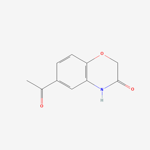 6-acetyl-2H-1,4-benzoxazin-3(4H)-one (CAS: 26518-71-8) - Chemical Structure and Molecular Formula 