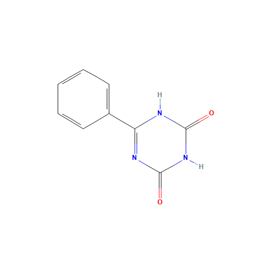 6-Phenyl-1,3,5-triazine-2,4-diol (CAS: 7459-63-4) - Chemical Structure and Molecular Formula 