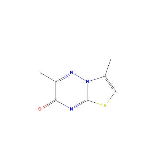 7H-thiazolo[3,2-b][1,2,4]triazin-7-one, 3,6-dimethyl- (CAS: 16943-22-9) - Related Chemical Product