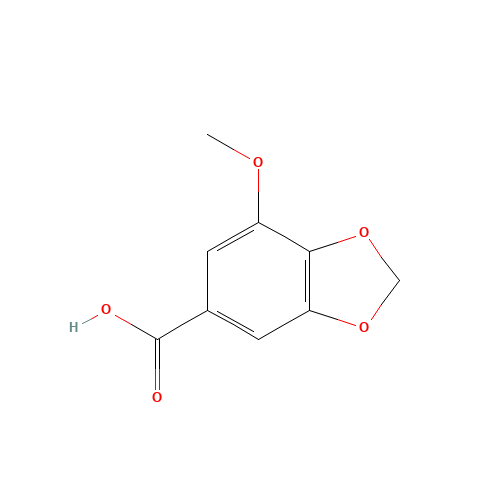 7-Methoxy-1,3-benzodioxide-5-carboxylic acid (CAS: 526-34-1) - Related Chemical Product
