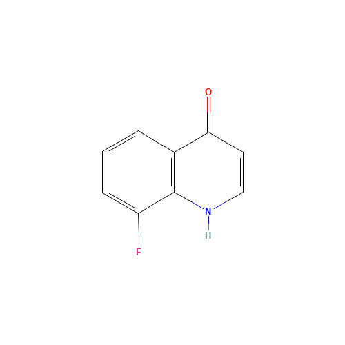 8-Fluoroquinolin-4-ol (CAS: 934000-16-5) - Chemical Structure and Molecular Formula 
