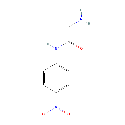 acetamide, 2-amino-N-(4-nitrophenyl)- (CAS: 1205-88-5) - Chemical Structure and Molecular Formula 