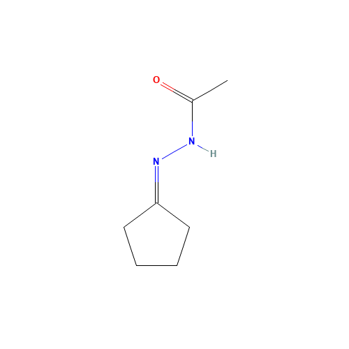 Acetic acid cyclopentylidene-hydrazide (CAS: 28766-48-5) - Chemical Structure and Molecular Formula 