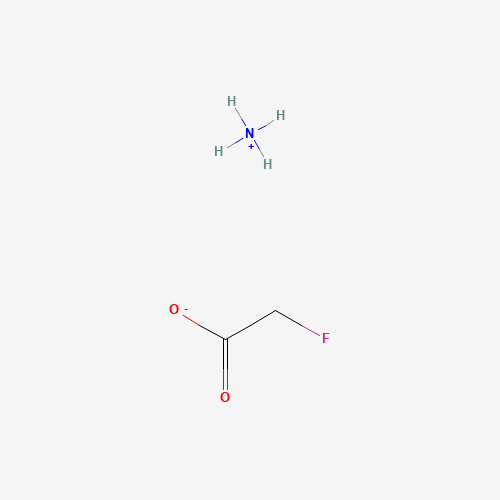 Ammonium fluoroacetate (CAS: 60916-92-9) - Chemical Structure and Molecular Formula 