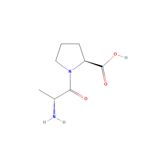 d-ala-l-pro (CAS: 61430-12-4) - Chemical Structure and Molecular Formula 