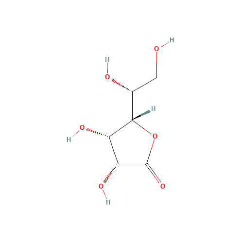 D-Gulonic g-lactone (CAS: 3327-64-8) - Chemical Structure and Molecular Formula 